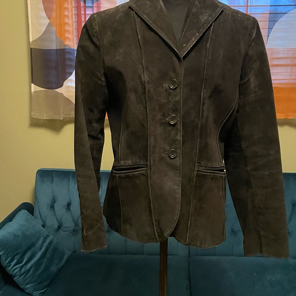 Jones New York Collection Charcoal Outerwear